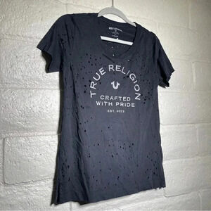 True religion Distressed tee size: S